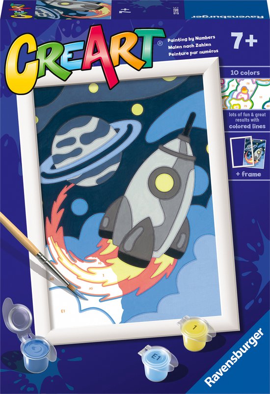 Ravensburger CreArt schilderset op nummer met astronaut