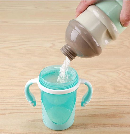 Melktoren Babyvoeding - Melkpoeder bewaarbakjes - babyvoeding bewaarbakjes - Kraam Cadeau - BabyShower Cadeau - turquoise — afbeelding 5