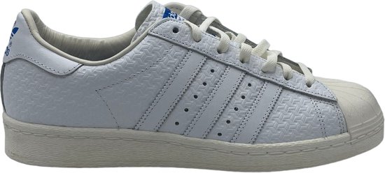 Adidas - Superstar 82 - Sneakers - Mannen - Wit/Blauw - Maat 42 2/3