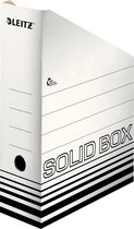 Leitz SOLID 4607 4607-00-01 Staande opbergbox DIN A4 Wit, Zwart Karton 1 stuk(s)