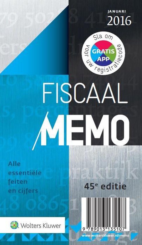 Fiscaal Memo januari 2016 - cover
