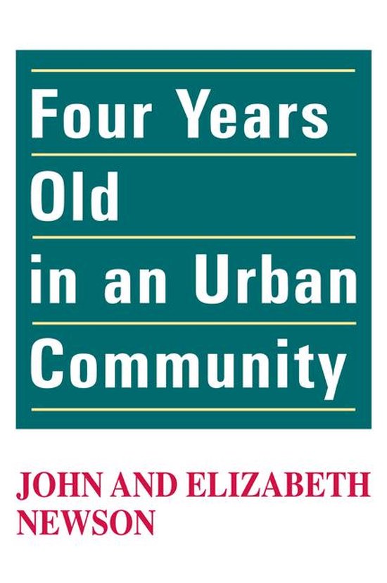 Four Years Old in an Urban Community - cover