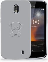 Housse TPU Silicone Etui pour Nokia 1 Coque Éléphanteau