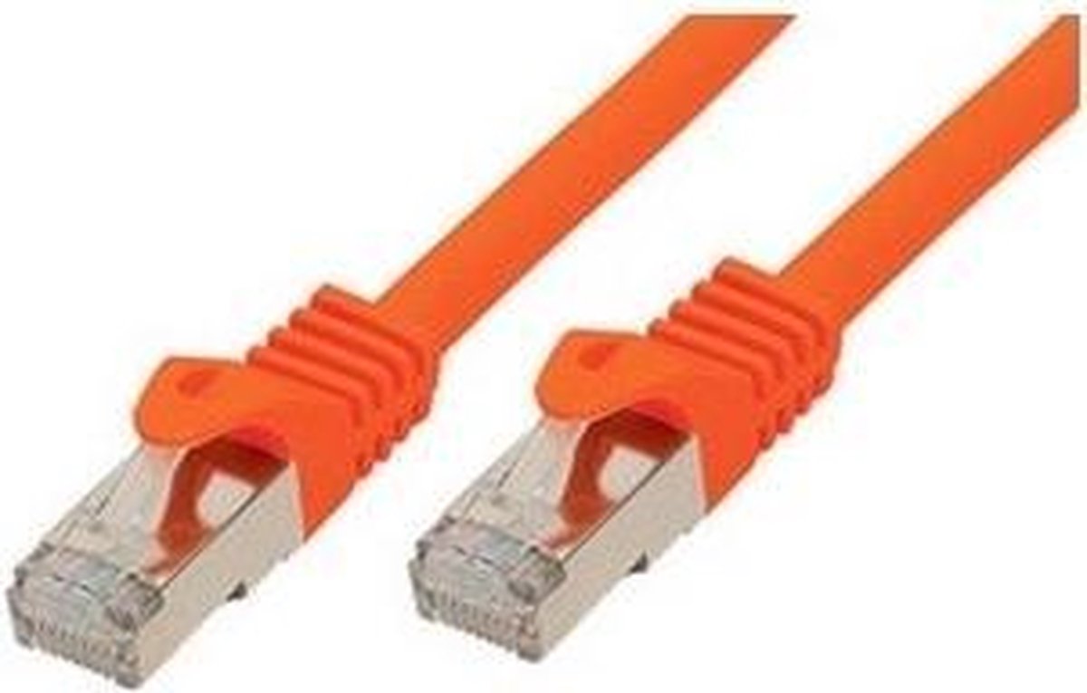 shiverpeaks BASIC-S netwerkkabel Oranje 1 m Cat7 S/FTP (S-STP)