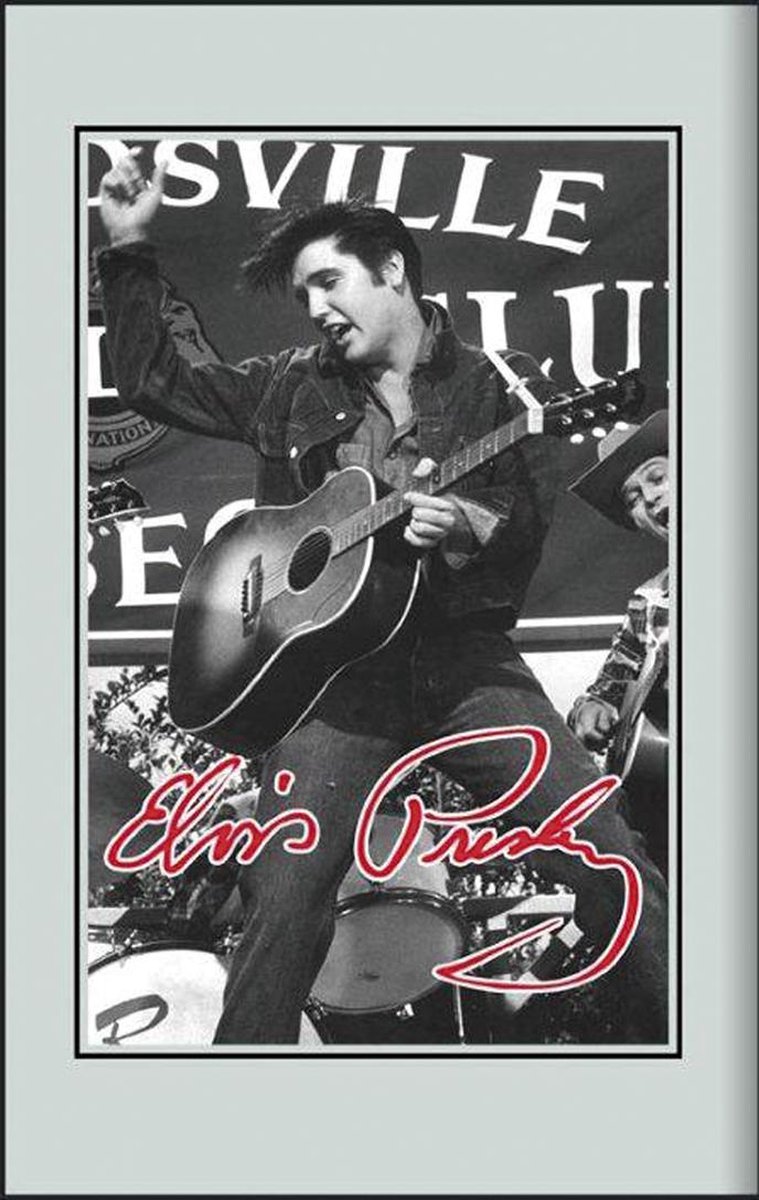Nostalgic Art Merchandising Elvis Presley - Spiegel met Omlijsting - 32x22 cm Zwart