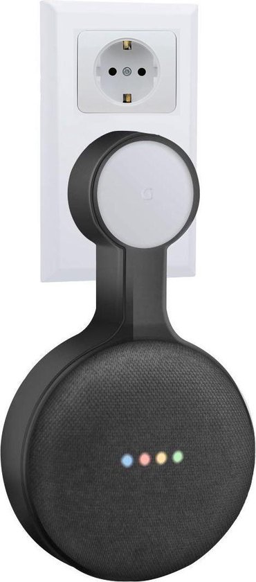 Google Home Mini Houder voor in Stopcontact - Google Home Mini Wandhouder -  Zwart | bol.com
