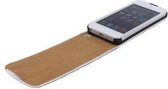 Mobiparts PU Flip Case Apple iPhone 5/5S White
