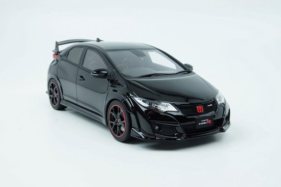 Kyosho Honda Civic Type R 2015 Zwart 1:18 Resin Model | bol