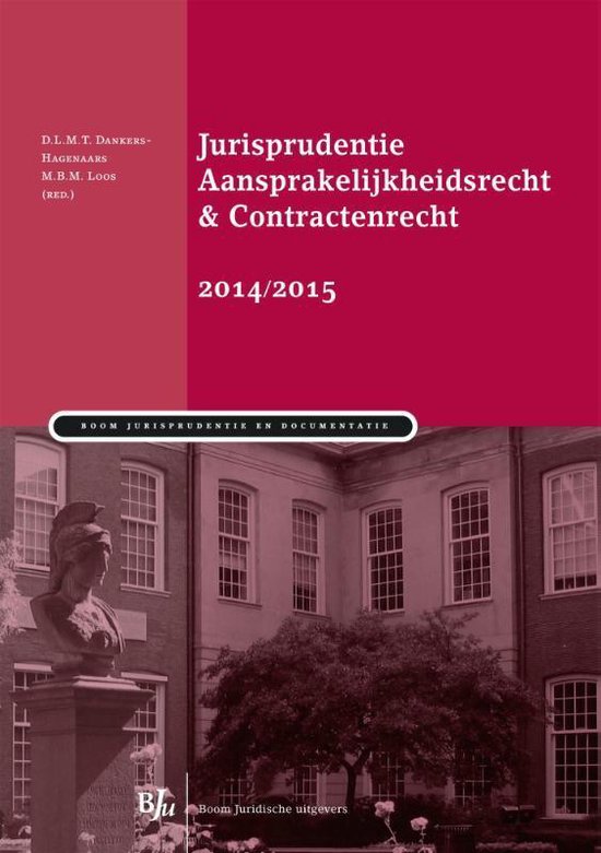 Boom Jurisprudentie en documentatie - Jurisprudentie aanspra ... - cover
