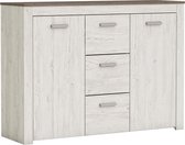 Kesta - Brava Dressoir 3-deurs - Grijs/Bruin