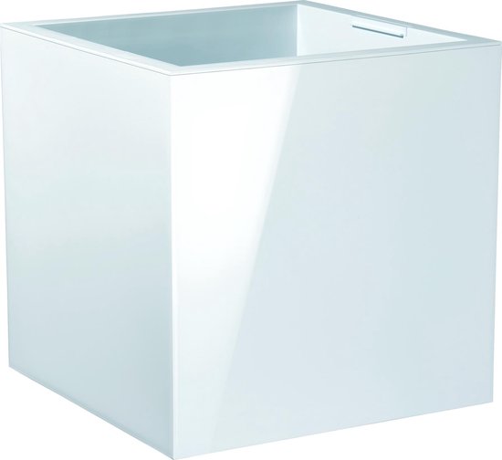 Bloempot - Cube 40x40x40 - Wit | bol.com