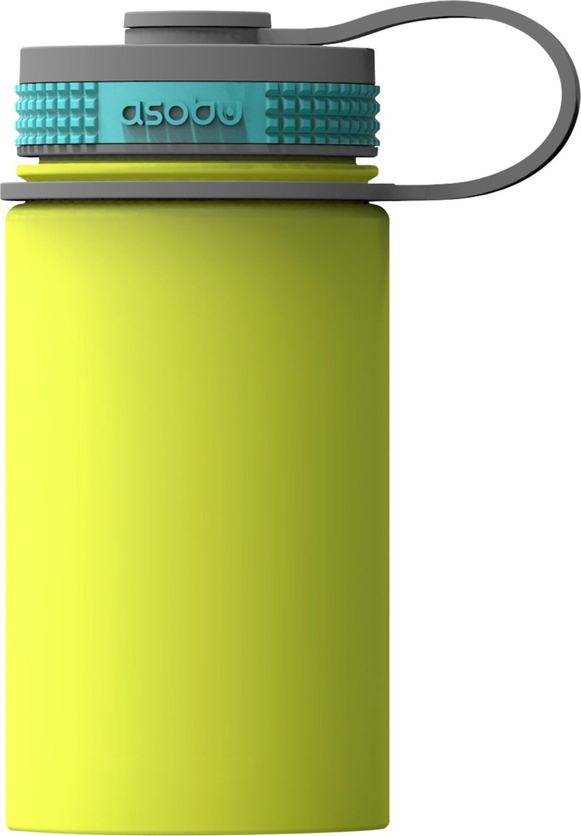 Asobu - Mini Hiker Lime - 355 ml Travel Bottle - Vacuum Insulated - Thermos (hot & cold drinks)