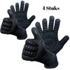 4 BBQ Handschoenen, Zwart