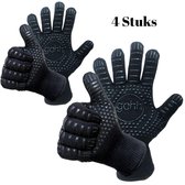 Gohh 4 BBQ Handschoenen Ovenhandschoenen (Aramide en Kevlar) beschermt tot 500 °C - Extra Lang