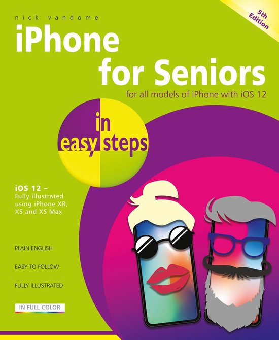 In Easy Steps - iPhone for Seniors in easy steps, 5th editio ... - cover
