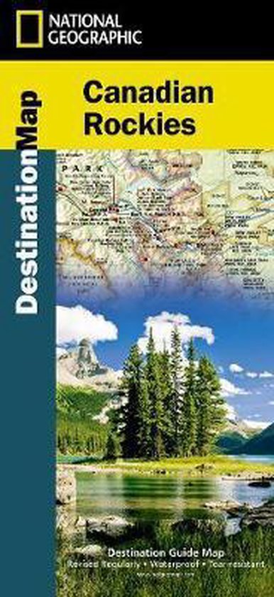 National Geographic Canadian Rockies Map  bol.com