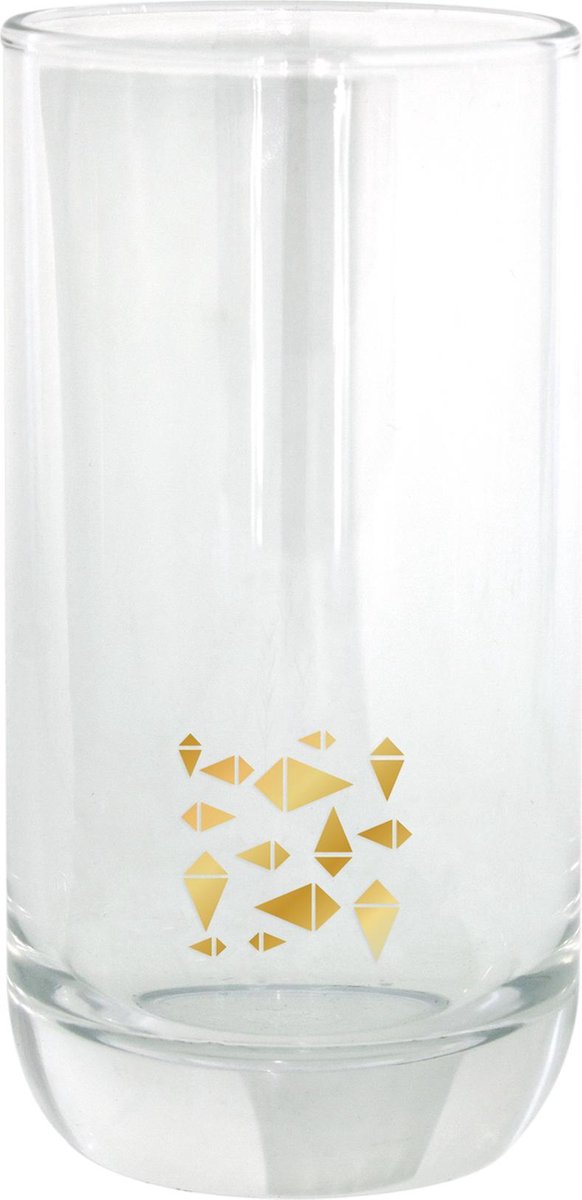 TAK Design Drinkglas Things Hoog - Glas - Ø6,5 x 12,5 cm - Koper