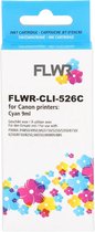 FLWR - Cartridges / Canon CLI-526C / cyaan / Geschikt voor Canon