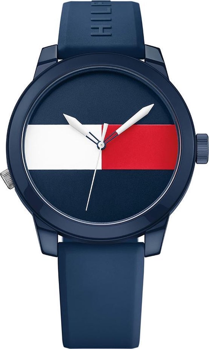 Tommy Hilfiger TH1791322 Horloge - Siliconen - Blauw - 42 mm