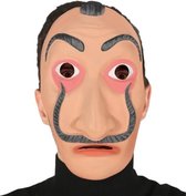 Papel feest masker verkleed accessoire volwassenen - Dali masker
