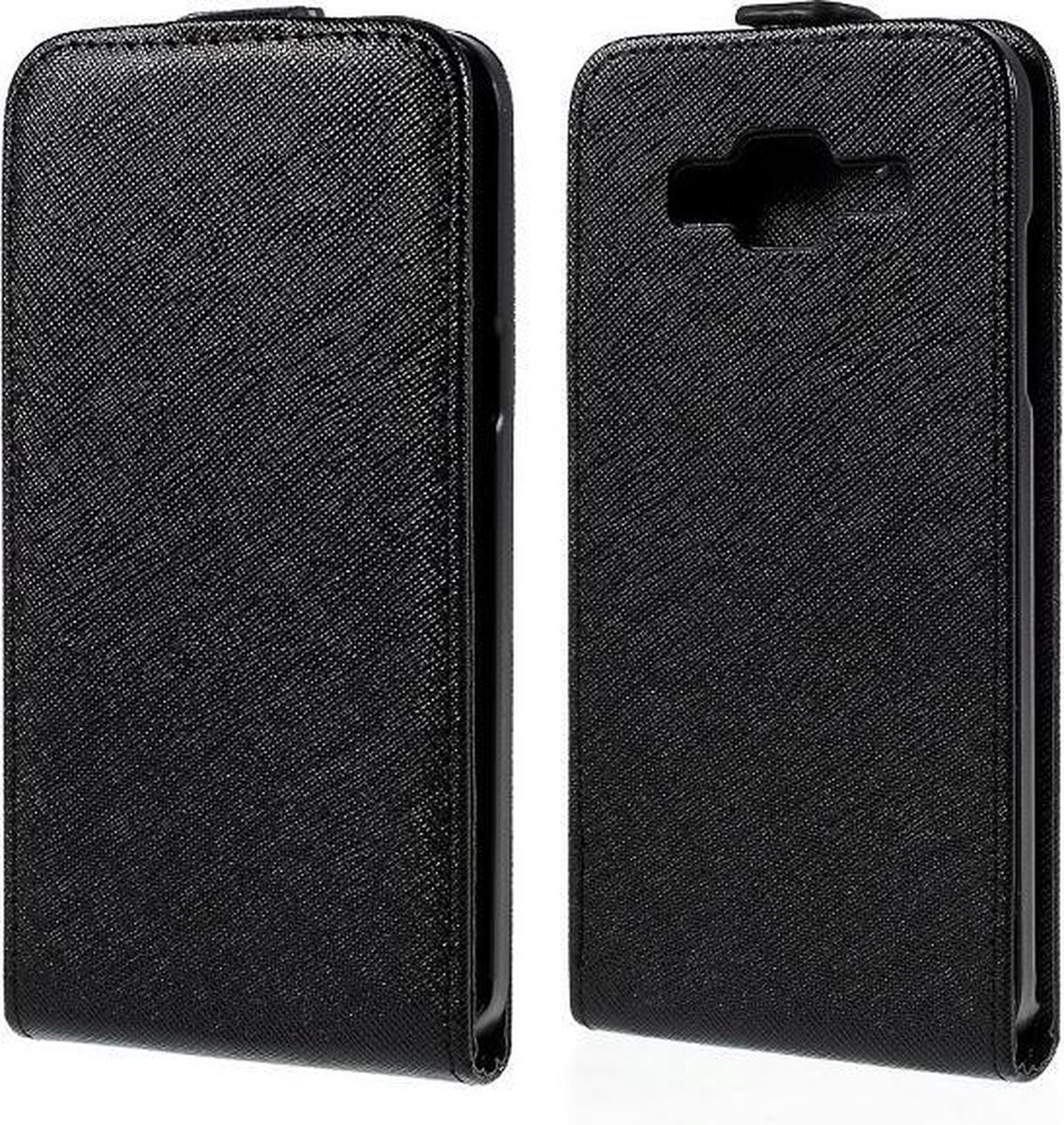 Zwart flip hoesje Samsung Galaxy J5