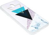 Geometrisch vormen hoesje wit Geschikt voor Samsung Galaxy J5 (2017)