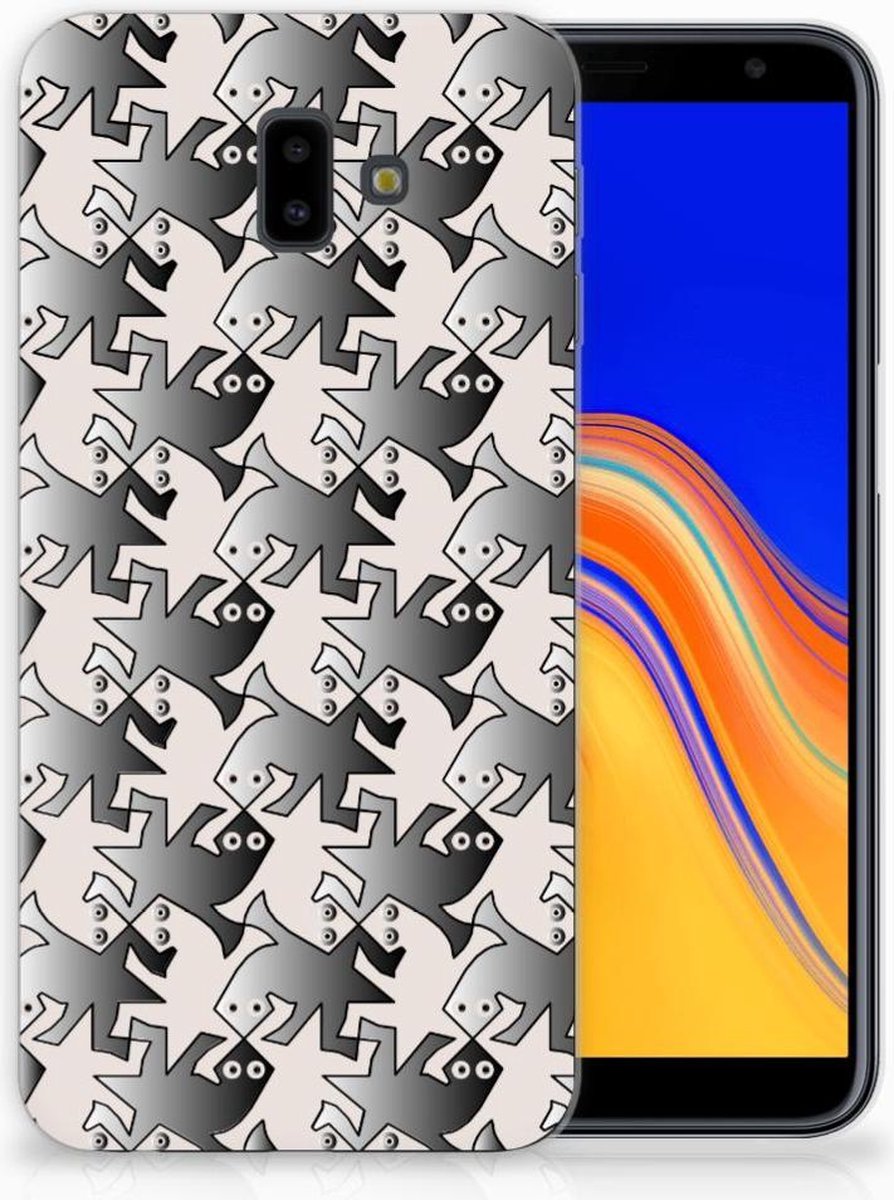 Samsung Galaxy J6 Plus (2018) TPU Hoesje Salamander Grey