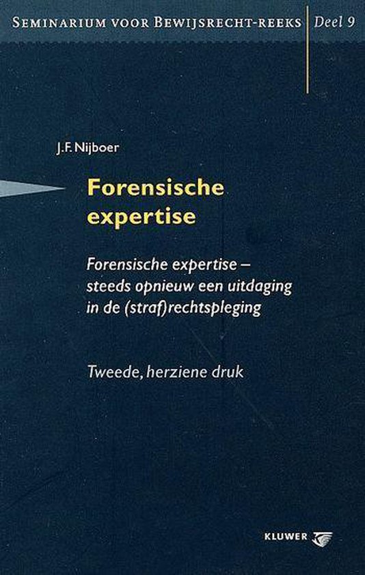 Forensische expertise - cover