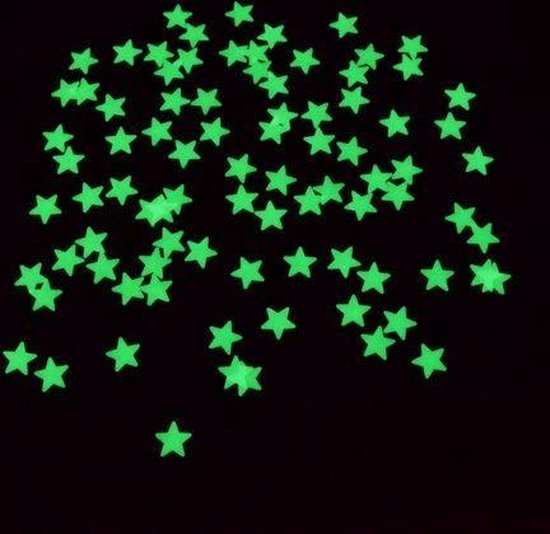 Alert Knop verdwijnen 150 + 150 gratis Glow in the dark sterren | Glow in the Dark Stars |  Gloeiende... | bol.com