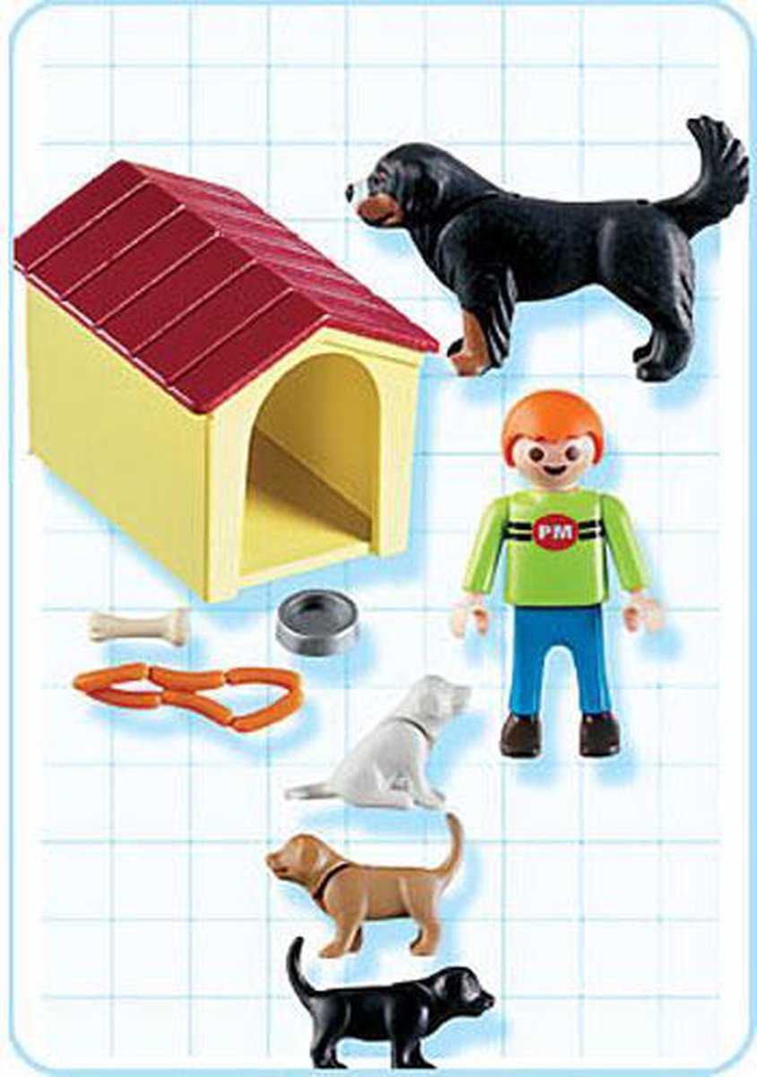 Boodschapper efficiëntie Tot Playmobil Hondenfamilie - 4498 | bol.com