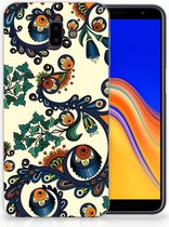 Geschikt voor Samsung Galaxy J6 Plus (2018) TPU Hoesje Design Barok Flower