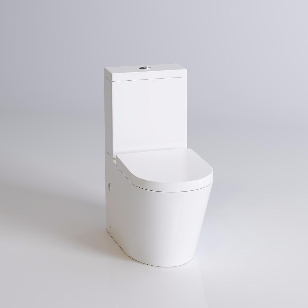 bol.com | Staand Toilet Lyon II Compleet Met Spoelbak En Softclose Zitting