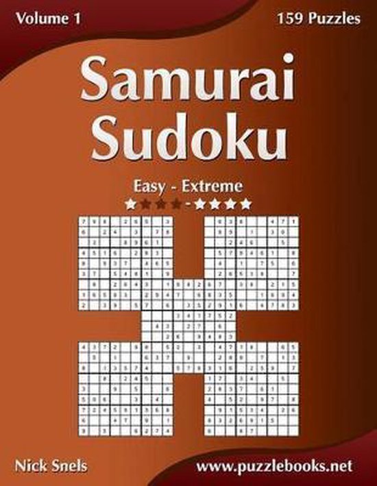 Samurai Sudoku Easy To Extreme Bol