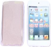 0.35mm Ultra Thin Matte Soft Back Skin Case Transparant Paars Purple voor Apple iPod Touch 6