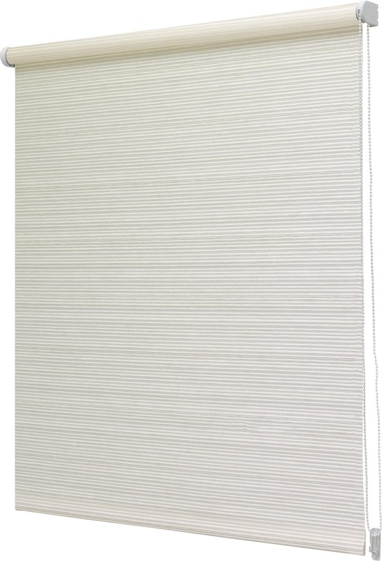 Intensions-Rolgordijn Lichtdoorlatend-Structuur-Reli�f Off white-120x190cm  | bol.com