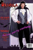 Dracula vampier kostuum - maat M-L - cape vest overhemd halloween