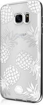 Itskins Samsung Galaxy S7 Edge Krom Gel Pineapple Silver
