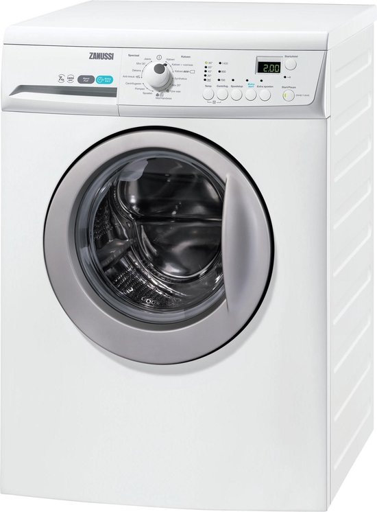 Zanussi ZWHB7140AS wasmachine Voorbelading 7 kg 1400 RPM Wit | bol.com