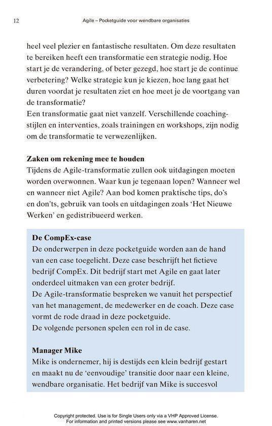 Agile Pocketguide Voor Agile Organisaties