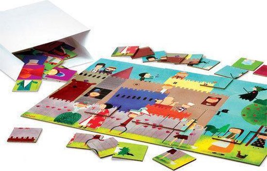 Thumbnail van een extra afbeelding van het spel Janod Koffertje Bingo en Puzzel