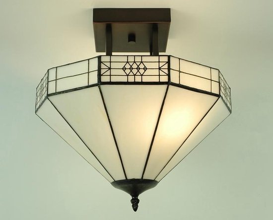 Arcade AL0088 - Plafonniere - Tiffany lamp