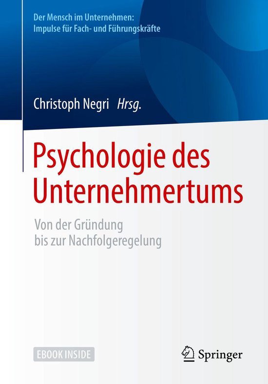 Psychology (German Language) - Psychologie des Unternehmertu ... - cover