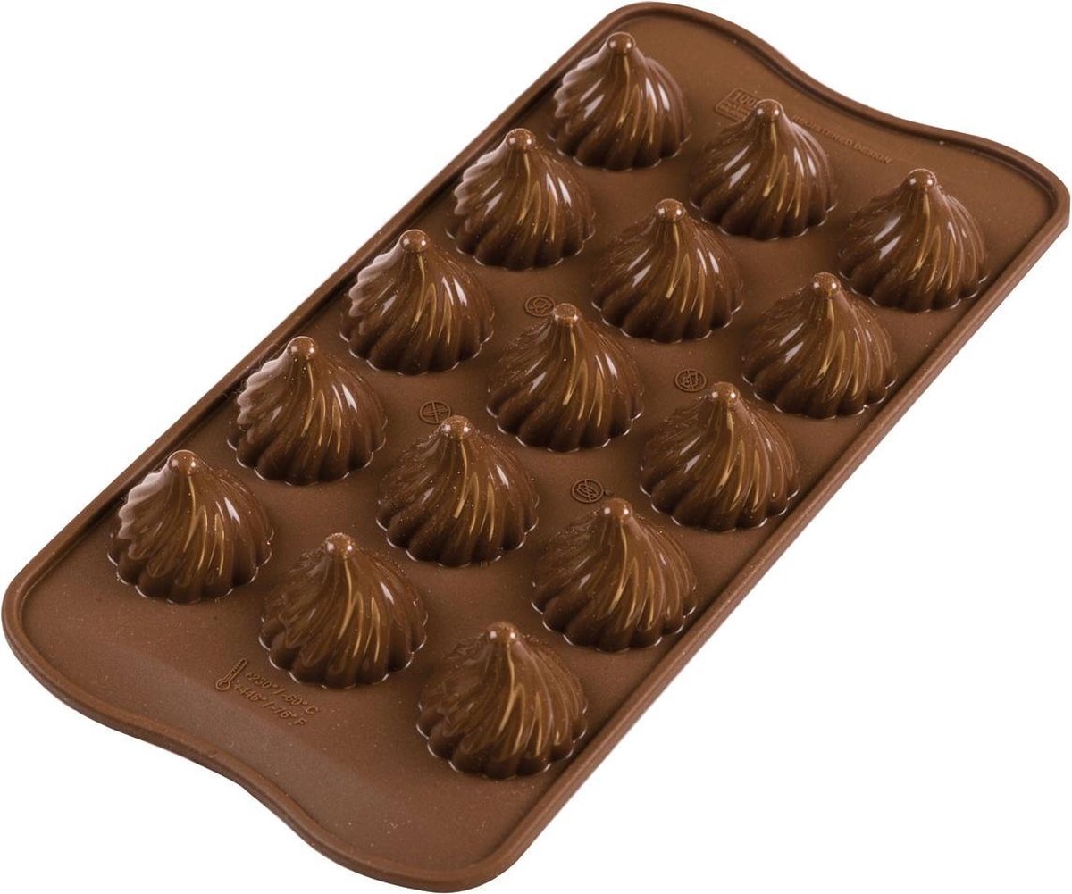 Silikomart Siliconen Mal 3D Chocolates Choco Vlam