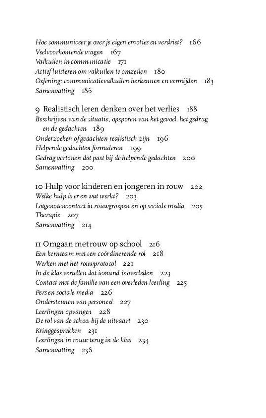 Rouw bij kinderen en jongeren