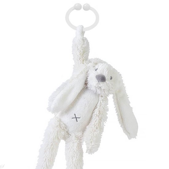 Happy Horse Konijn Richie Hangknuffel - Wit - Baby knuffel van Happy Horse — afbeelding 2