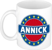 Annick naam koffie mok / beker 300 ml  - namen mokken