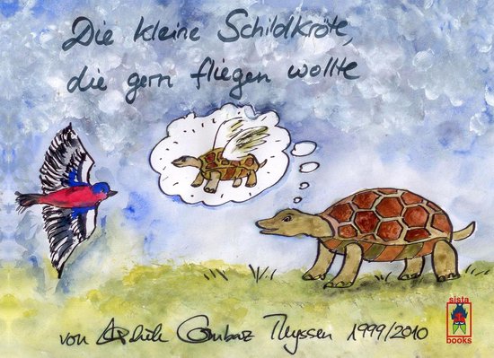 Die kleine Schildkröte, die gern fliegen wollte - cover