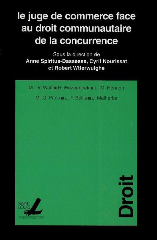 Collection générale - Le juge de commerce face au droit co ... - cover
