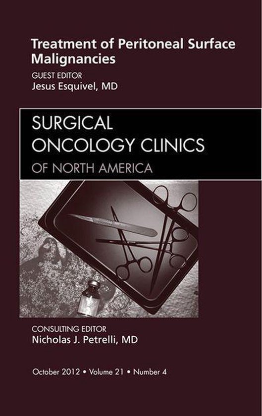 Foto: The clinics surgery volume 21 4 treatment of peritoneal surface malignancies an issue of surgical oncology clinics