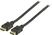 Valueline High Speed HDMI-kabel met ethernet HDMI-connector - 0,5 m - Zwart